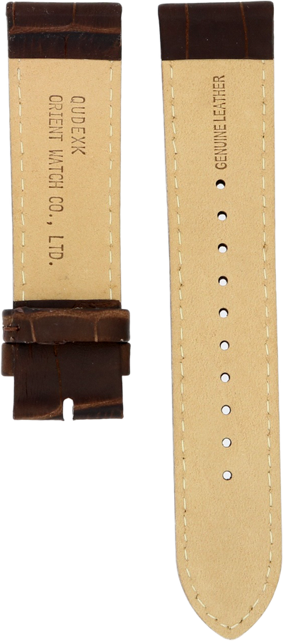 Orient Brown Leather Strap 22mm QUDEXK