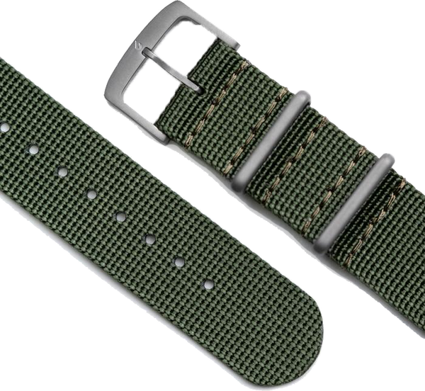 BOLDR Jungle Green Nylon Strap 20mm