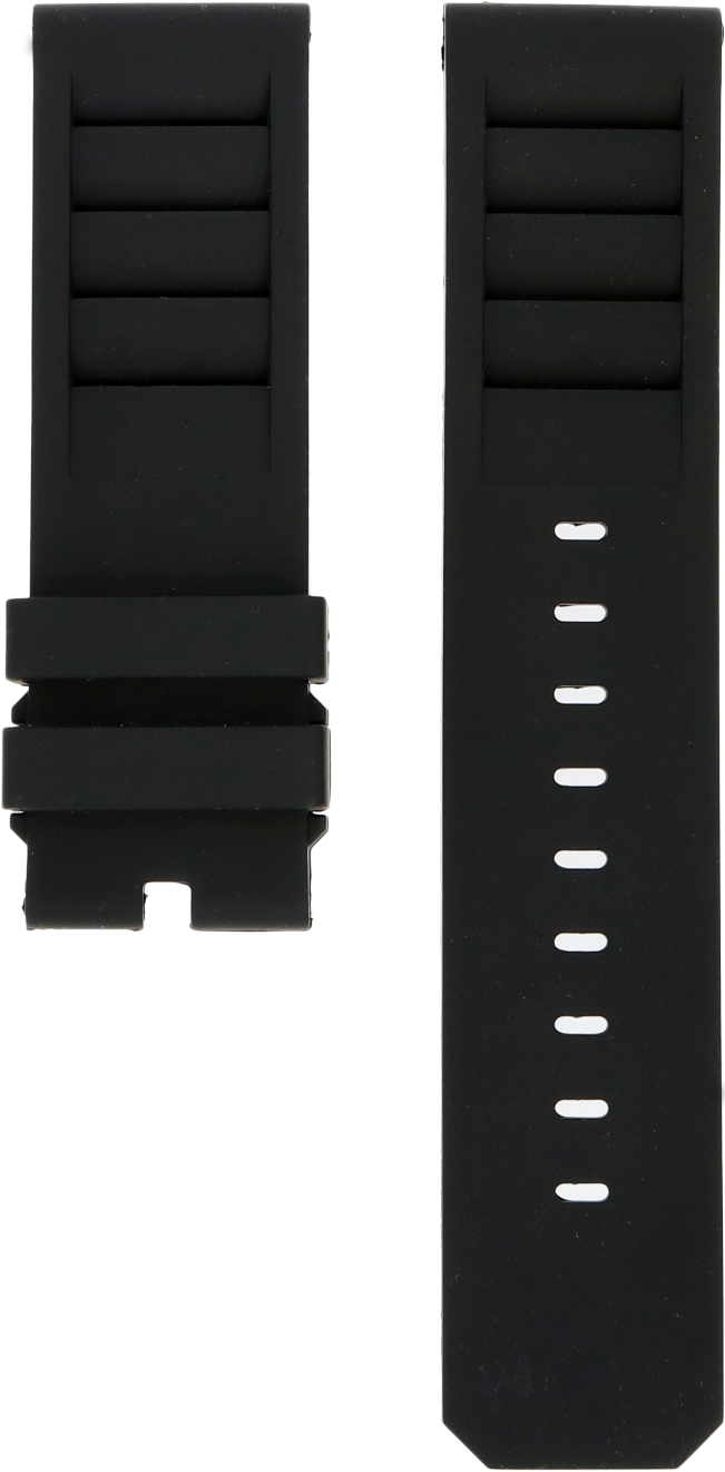 ANCON Black Rubber Strap 24mm