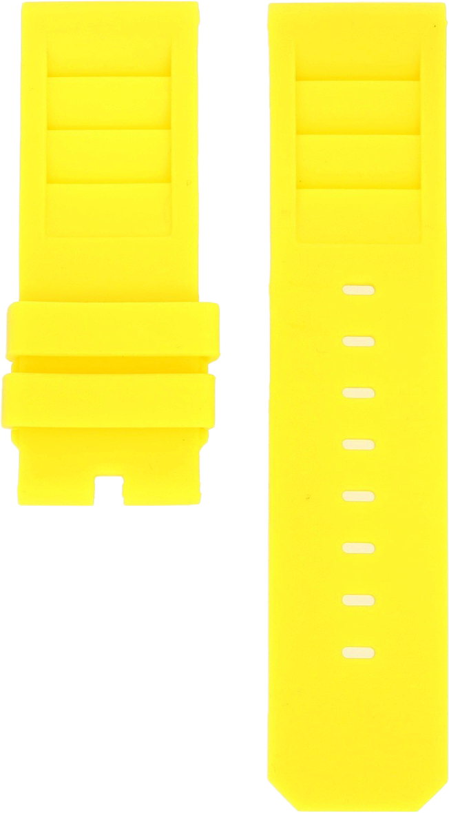 Yellow rubber strap deals