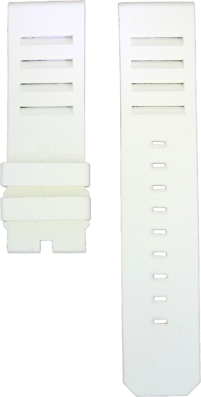 ANCON White Rubber Strap 24mm