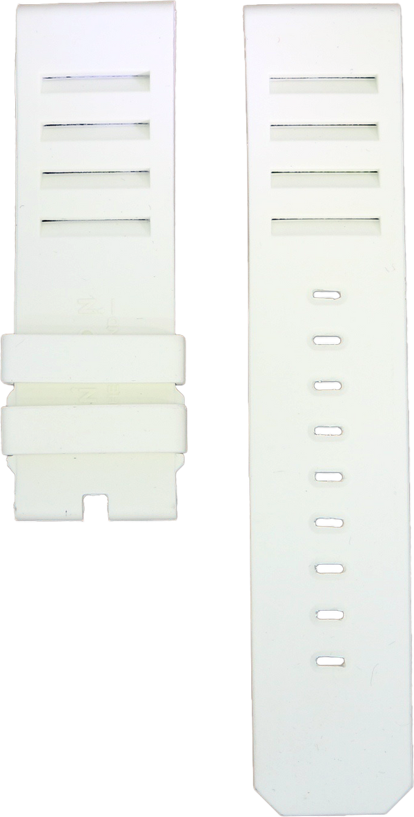 ANCON White Rubber Strap 24mm