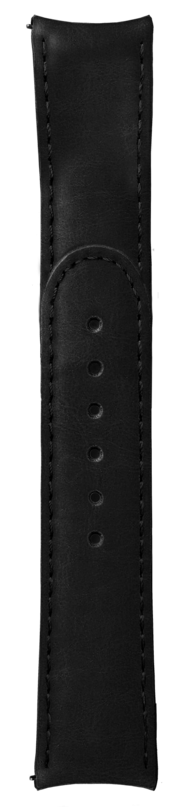 Formex Essence Deployant Black Leather Strap 22mm