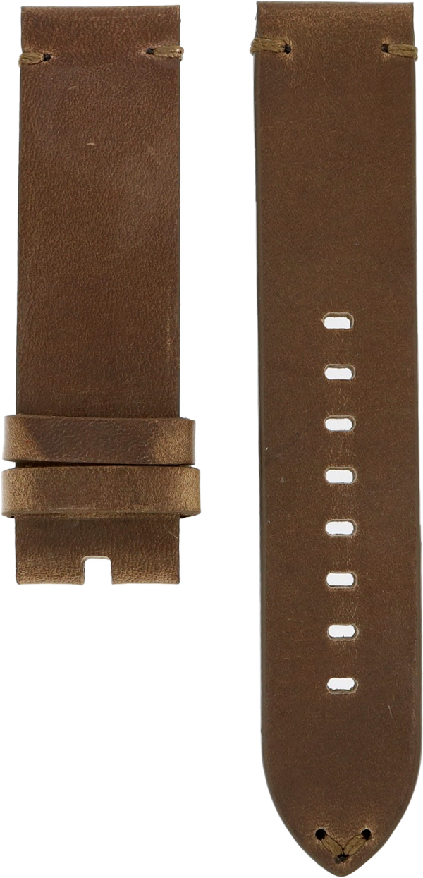 Zelos Brown Horween Leather Strap 22mm