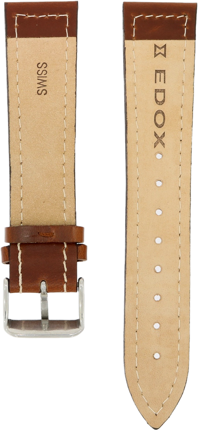 Edox Brown Leather Strap 23mm