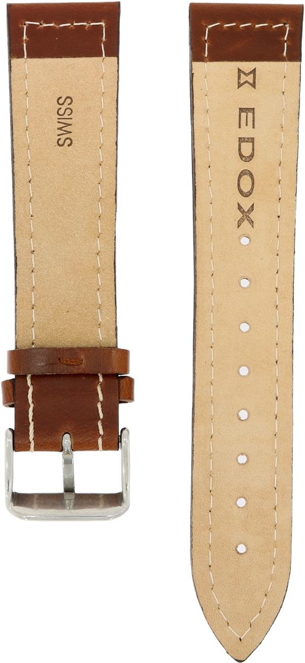 Edox Brown Leather Strap 23mm