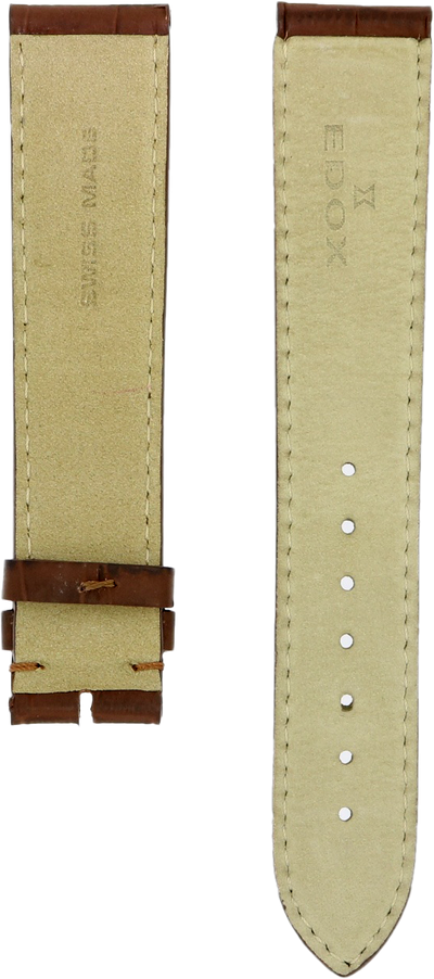 Edox Brown Leather Strap 20mm