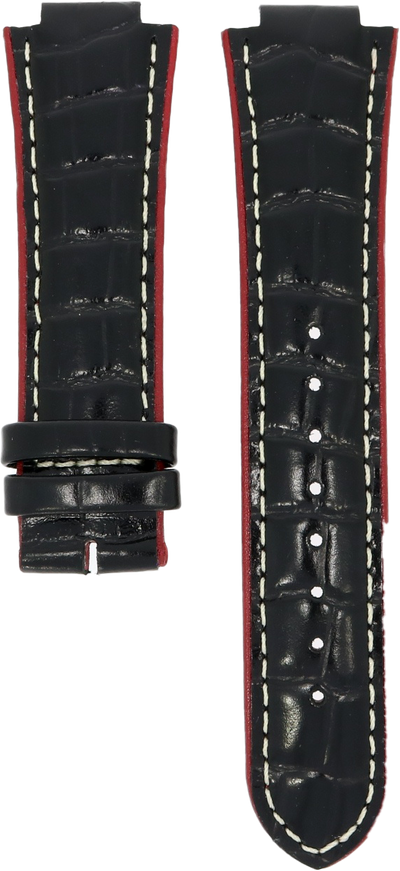 Orient Black and Red Leather Strap 14mm UDDCSSB