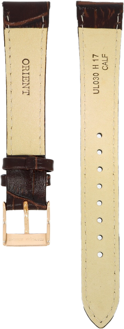 Orient Brown Leather Strap 17mm UL030011P0