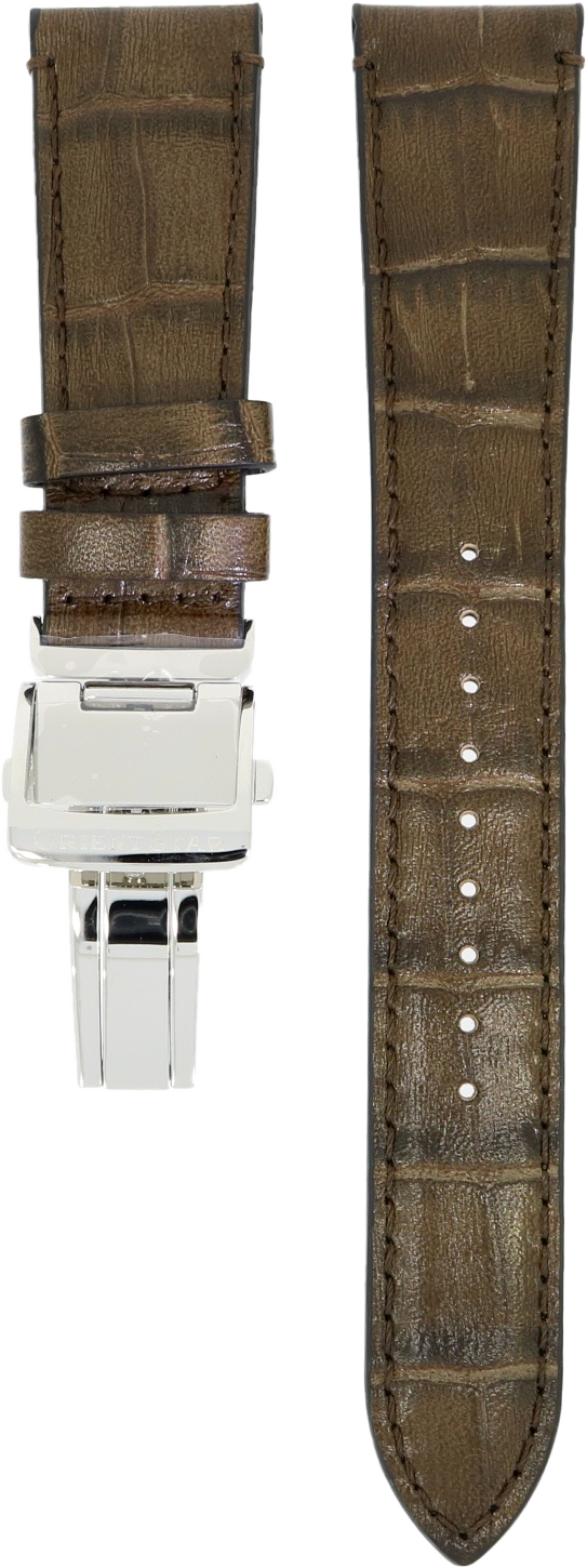 Orient Star Brown Leather Strap 21mm UL031012J0