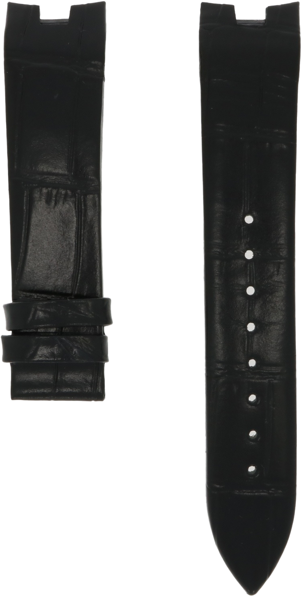 Edox Grand Ocean Black Leather Strap 20mm