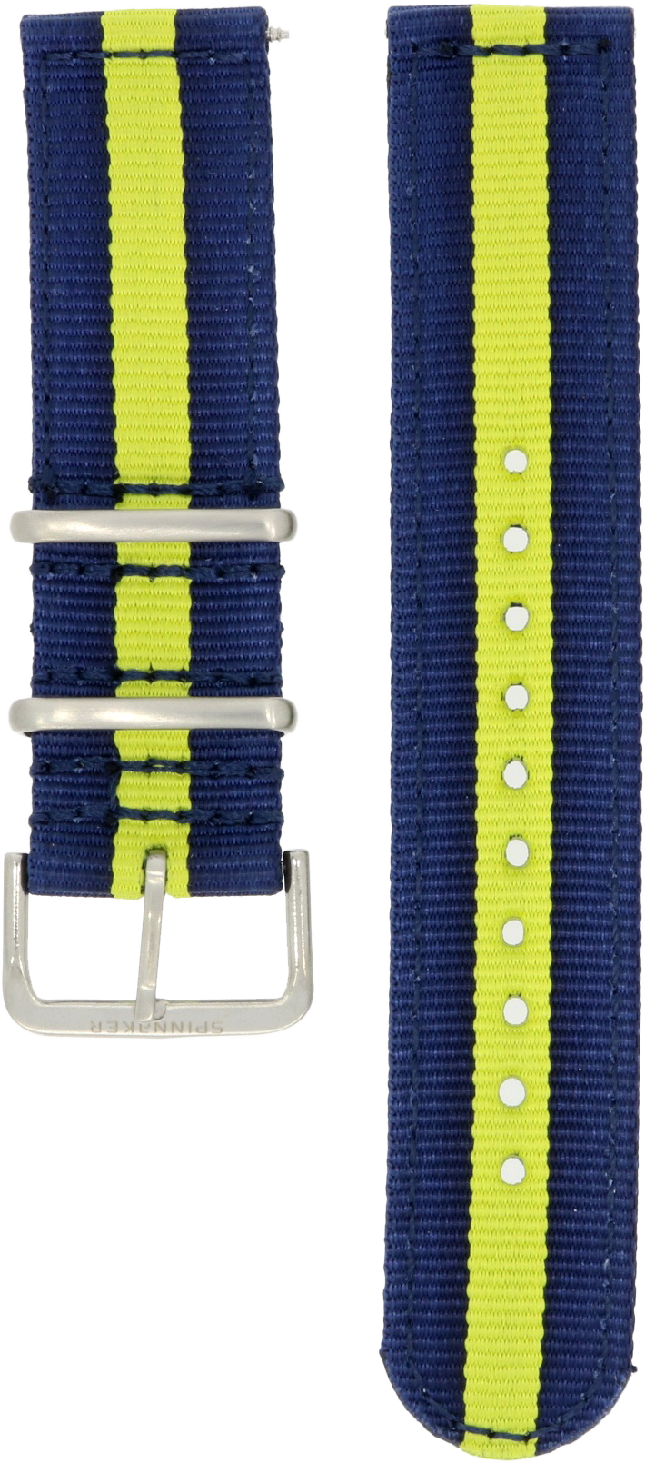 Spinnaker Blue and Yellow Two-Piece Nylon Strap 22mm