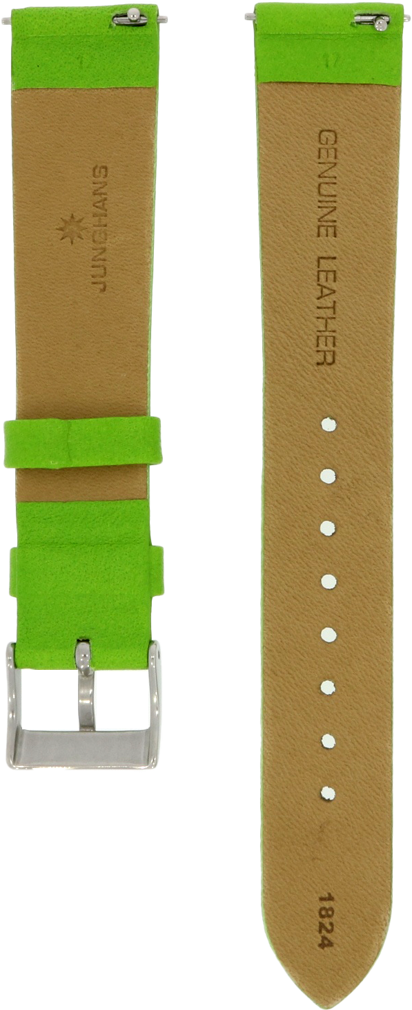 Junghans Green Leather Strap 17mm