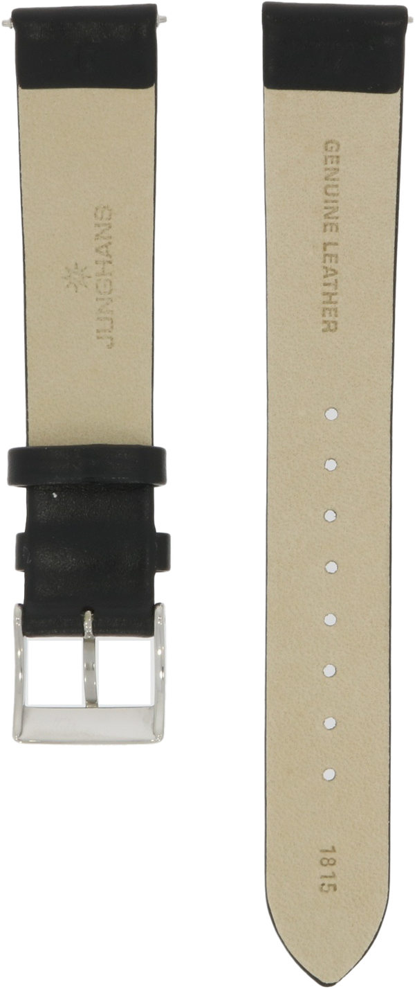 Junghans Black Leather Strap 17mm 420506110