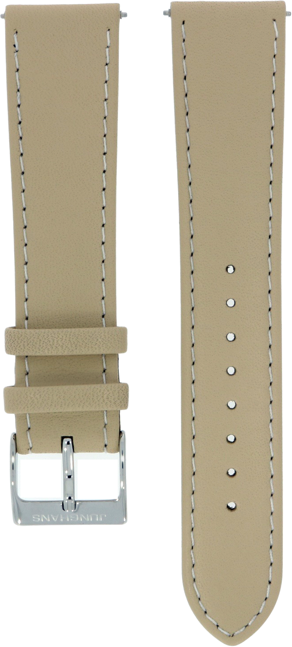 Junghans Beige Leather Strap 20mm 420506433