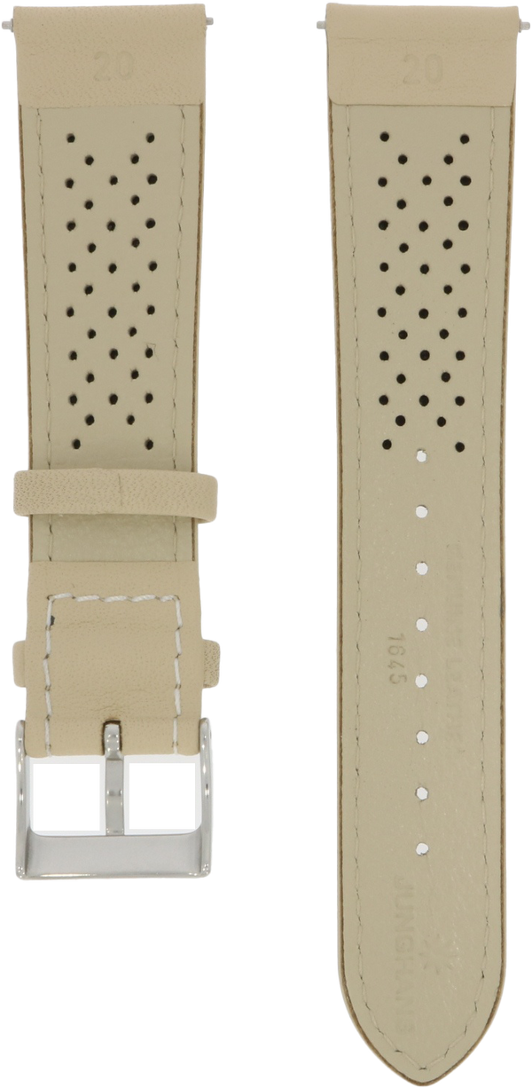 Junghans Beige Leather Strap 20mm 420506433