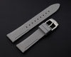 Zelos Grey FKM Rubber Strap 20mm Steel Clasp