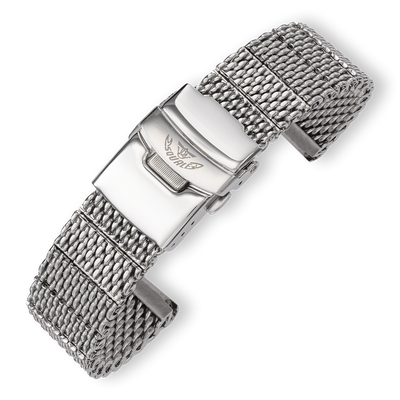 Squale Mesh Steel Bracelet Polished 20mm