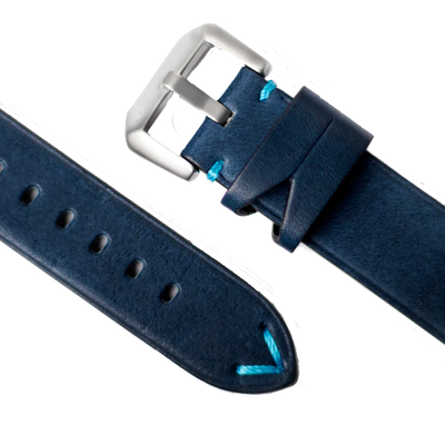 BOLDR Horween Dark Blue Leather Strap 20mm