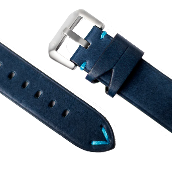 BOLDR Horween Dark Blue Leather Strap 20mm