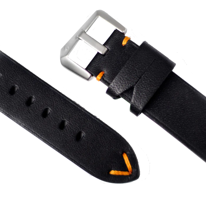 BOLDR Horween Black Leather Strap 20mm