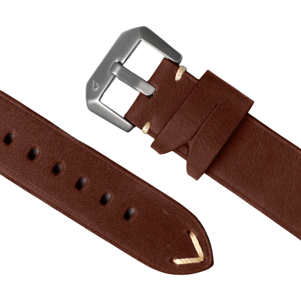 BOLDR Horween Brown Leather Strap 20mm