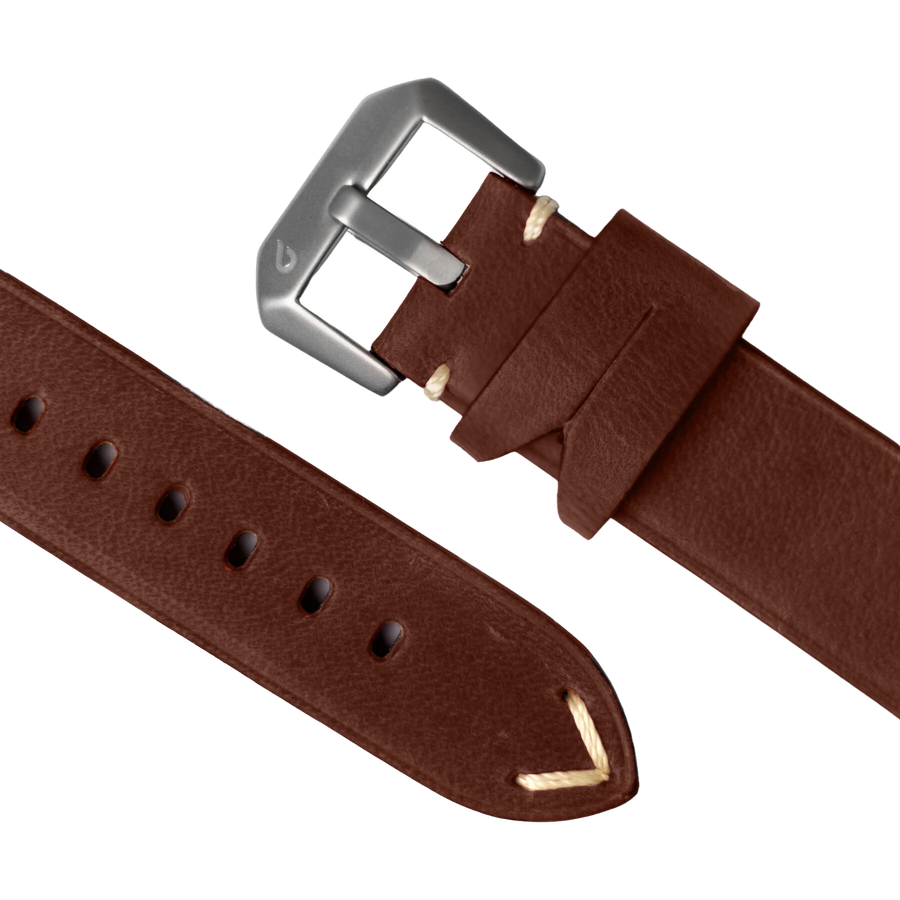 BOLDR Horween Brown Leather Strap 20mm