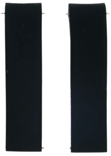 Sinn Silicone Strap 22mm Black U1/U2/757/857
