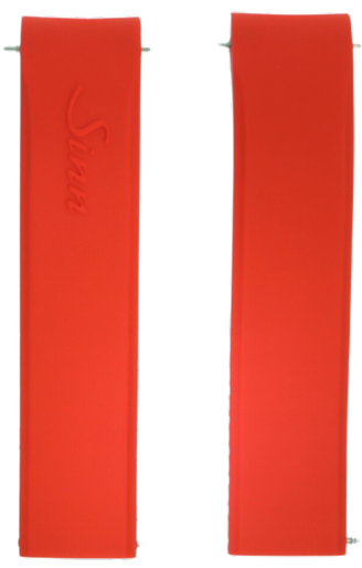 Sinn Silicone Strap 20mm Red U50