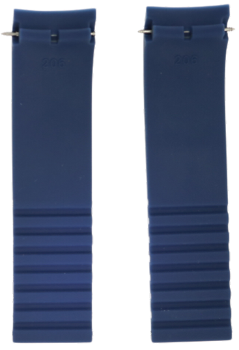 Sinn Silicone Strap 22mm Blue 206