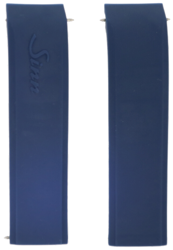 Sinn Silicone Strap 22mm Blue 206