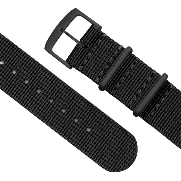 BOLDR Black PVD Nylon Strap 20mm