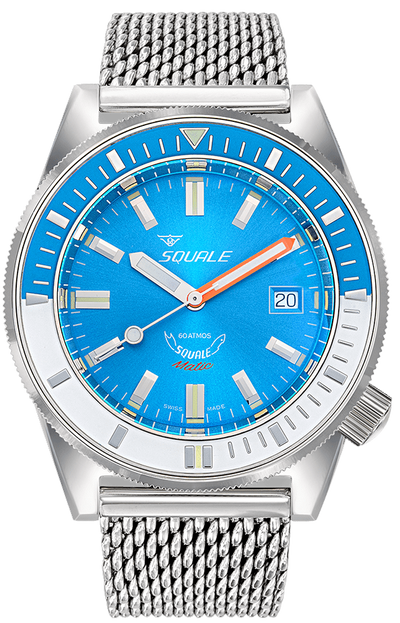 Squale 60 Atmos Squalematic Blue MATICXSE.ME22