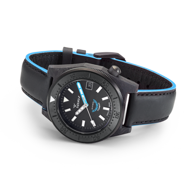 Squale 60 Atmos T-183 Forged Carbon Blue T-183FCBL