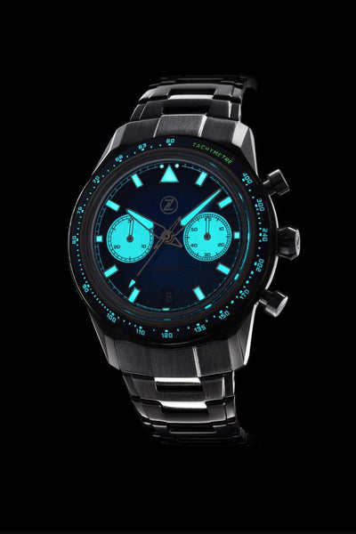 Zelos Starfighter Chronograph Midnight Blue