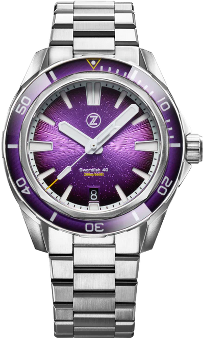Zelos Swordfish 40mm Steel Nebula