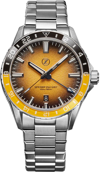 Zelos Spearfish GMT Bumblebee