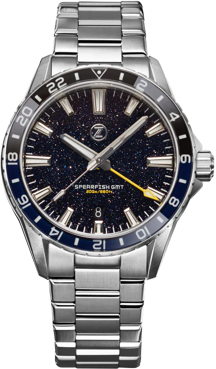 Zelos Spearfish GMT Aventurine