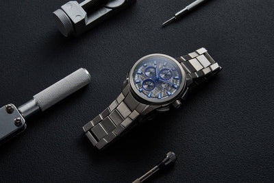 Zelos ZX Chronograph Titanium Bracelet
