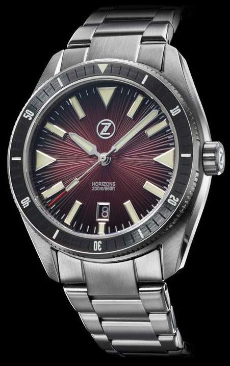 Zelos Horizons 43mm Burgundy