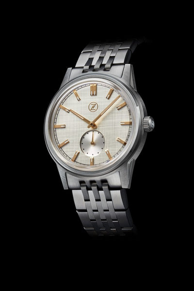 Zelos Nova 38mm Linen Silver
