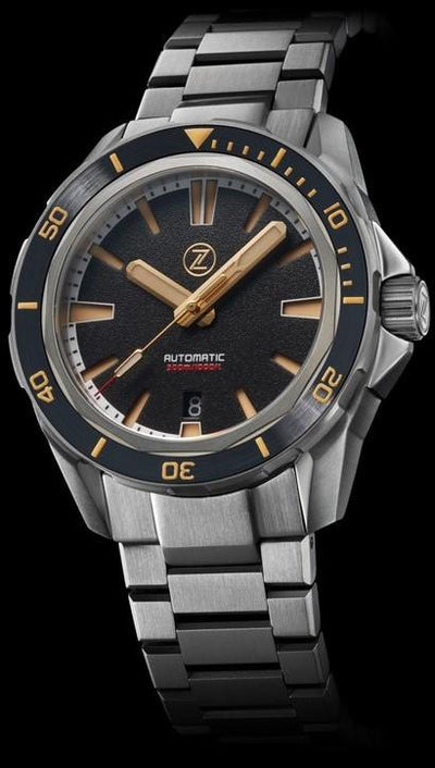 Zelos Swordfish TI 42mm Black Sand