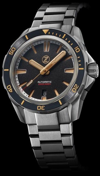 Zelos Swordfish TI 42mm Black Sand