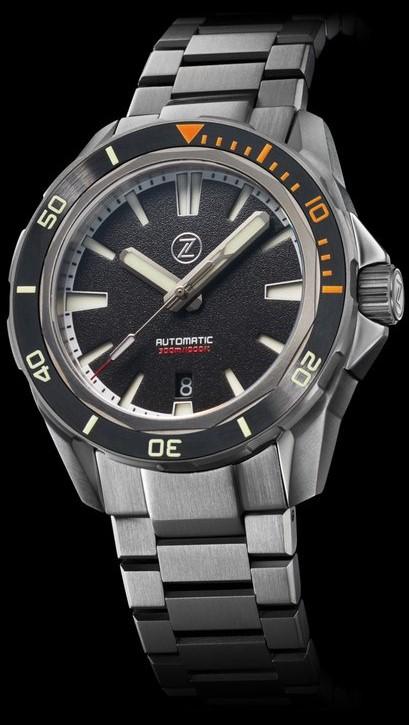 Zelos Swordfish TI 42mm Calypso Orange