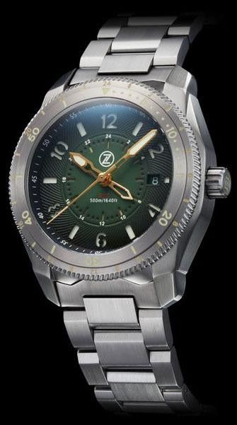 Zelos Thresher 500m GMT Hunter Green