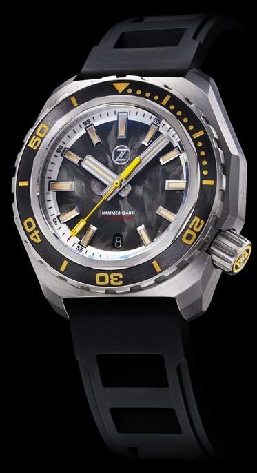 Zelos Hammerhead 2 Steel Forged Carbon ETA 2892