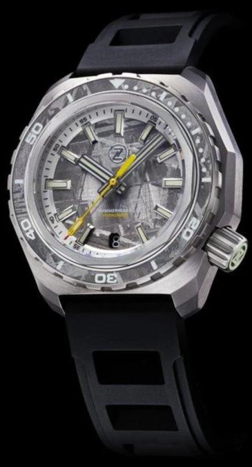 Zelos Hammerhead 2 Steel Meteorite NH35