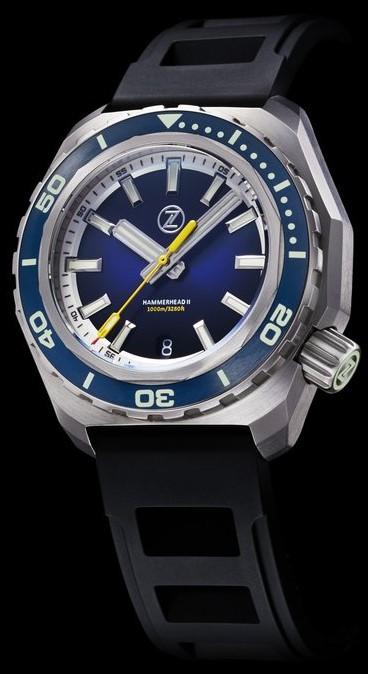 Zelos Hammerhead 2 Steel Midnight Blue NH35