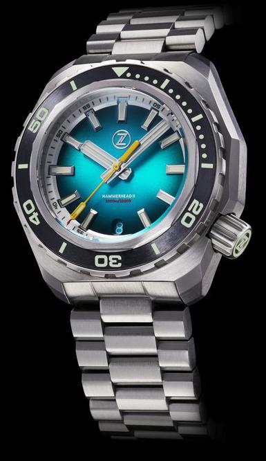 Zelos Hammerhead 2 Steel Teal ETA 2892