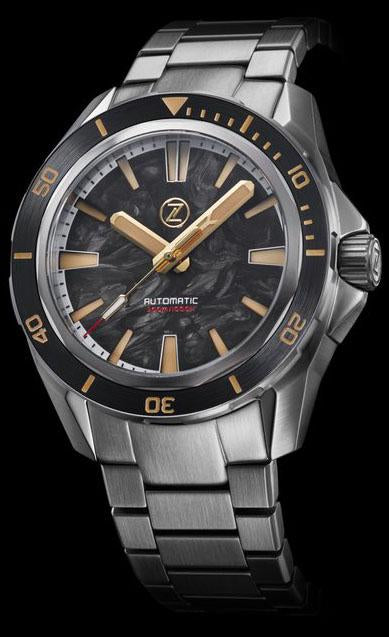 Zelos Swordfish Steel Forged Carbon NH35
